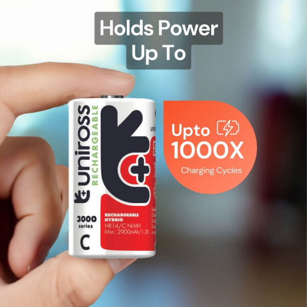 PILE UNIROSS RECHARGEABLE Ni-MH 3000mAH – Image 2