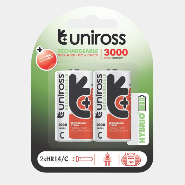 PILE UNIROSS RECHARGEABLE Ni-MH 3000mAH