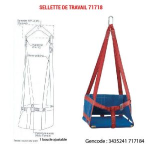 Alternative view of Sellette de travail de sécurité - 71718